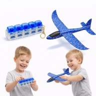 BRELOK KLIKACZ FIDGET LED RGB KLAWIATURA + SAMOLOT DLA DZIECI 48CM GRATIS