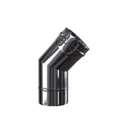 KOLANO DWUŚCIENNE KWASOODPORNE 60/100 45 ST MKŻARY SYSTEM TURBO NIERDZEWNE