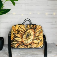 Torebka Półokrągła Handmade Damska przez Ramię Eko Skóra | Polska