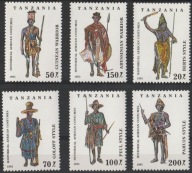 TANZANIA - STROJE LUDOWE - FOLKLOR - 1993 - CZYSTE **