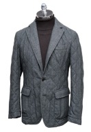 LUCA CAPRI - Szara Włoska Kurtko-Marynarka Pikowana (50)