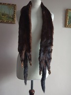 SZAL z naturalnego futra norki