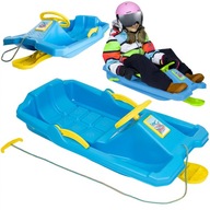 Molti plastik Sanki z KIEROWNICĄ i HAMULCAMI Sterowane Ślizgi dla Dzieci 3+