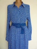 HM SUKIENKA szafirowa GROSZKI 100& VISCISA 44 46