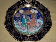 Ozdobny talerz kolekcjonerski Hutschenreuther Patera dekoracyjn Ole Winther