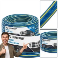 WĄŻ OGRODOWY KUGO ZBROJONY 4-WARSTWOWY POLSKI WYSOKOCIŚNIENIOWY UV 20M 1