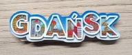GDAŃSK LITERY Magnes na lodówkę ceramiczny pamiątka MD01