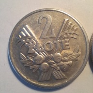 2 zł. jagody rok 1960 rok, 1972 rok, piękne monety.
