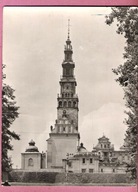 Pocztówka 1968, Częstochowa, Jasna Góra, kościół i klasztor
