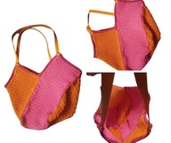 Ręcznie robiona torba szydełkowa – handmade – WOŚP