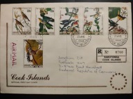 !! PTAKI - COOK ISLANDS 1985 - KOPERTA FDC - STAN BDB !!