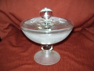 SZKLANA CUKIERNICA GRUBE SZKŁO lata 90-te