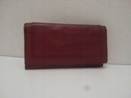 GIGI PORTFEL DUŻY SKÓRZANY SKÓRA PORTMONETKA RED