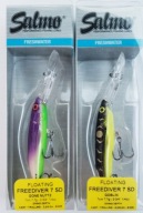 Wobler Salmo Free Diver 7 cm, Lot 2 piece, Goblin/Gone Nuttz