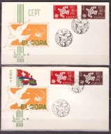 Hiszpania CEPT Europa koperty FDC 1961 (2)