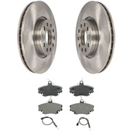 TARCZE + KLOCKI PRZÓD RENAULT CLIO I II TWINGO 19