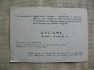 SKAWINA ZAPROSZENIE NA WYSTAWĘ SZOPKI SKAWIŃSKIEJ 1982