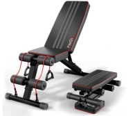 Ławka treningowa regulowana FitinOne składana do 300 kg