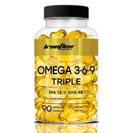 Witaminy kapsułki Ironflex Omega 3-6-9 Triple kwasy omega-3 120 g