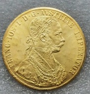 Moneta kolekcjonerska Austriacki Dukat Czworak Franciszek Józef 1915 rep.