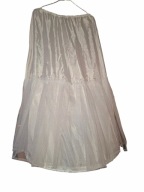 Halka komunijna pod sukienke albe z usztywnianym tiulem I fiszbiną 164-170