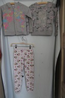 ZESTAW 2 BLUZY I SPODNIE ROZM 128/134