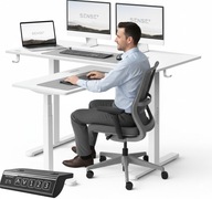 Biurko Elektryczne Regulowane Nowoczesne 120x60cm Do Pracy Domu Biura