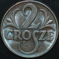 2 grosze 1938 - menniczy egzemplarz