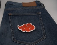 Naszywka Haftowana CHMURKA AKATSUKI Naruto – 8,5 x 6 cm