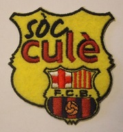 soc cule - FC BARCELONA - F.C.B. - CIEKAWA NASZYWKA - ODZNAKA