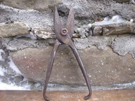 PRL -Stare Solidne DUŻE nożyce do cięcia blachy