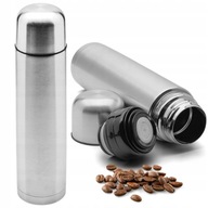 TERMOS NA NAPOJE KAWE BUTELKA KAWY KUBEK TERMICZNY BIDON PRÓŻNIOWY STAL 1L