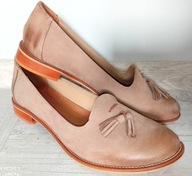 Mokasyny damskie z frędzlami 36