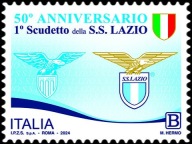 Włochy 2024 Znaczek 4637 ** sport piłka nożna