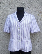 ADAGIO damski żakiet w paski rozm.42