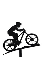 topper na tort dekoracja urodziny personalizacja ROWERZYSTA BMX!!