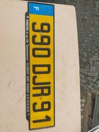 Tablica rejstracyjna samochodowa kolekcjonerska