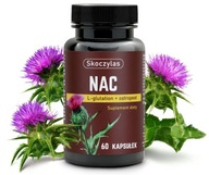 SKOCZYLAS NAC L-Glutation Ostropest 60 kaps.