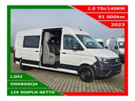 VOLKSWAGEN CRAFTER L3H2 BRYGADÓWKA 7 OSÓB 2,0TDi/140KM KLIMA NAVI KAMERA