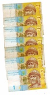 Ukraina zestaw 7 szt. 1 Hrywna 2003- r.
