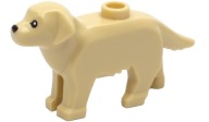 LEGO Pies Labrador Golden Retriever - Tan - 69962pb01