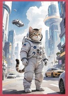 Kot kotek koty rasa harce kot w życiu człowieka pocztówka