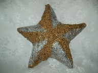 DUŻA GWIAZDA WIGILIJNA - SIATKA DRUCIANA