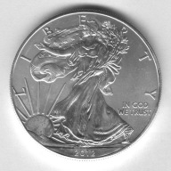 USA - moneta 1 Dollar - EAGLE 2012 - SREBRO 999 - UNC