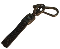 Brelok breloczek 3D AUDI plecionka czarna