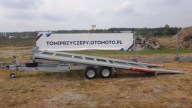 DOSTAWA Laweta 4.5x2.05m przyczepa 2700kg Temared