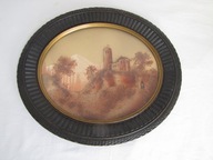 OBRAZ DIORAMA / AKWARELA - OJCÓW (?)