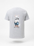 Koszulka Męska Damska z Nadrukiem KOT Prezent KOTEM tylko 100 sztuk!