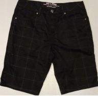 Rw) MUCH MORE MĘSKIE KRÓTKIE SPODNIE MATERIAŁOWE Roz.S/M