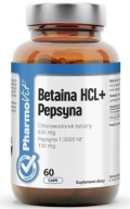 Betaina HCL + Pepsyna 60 kapsułek Pharmovit Clean Label